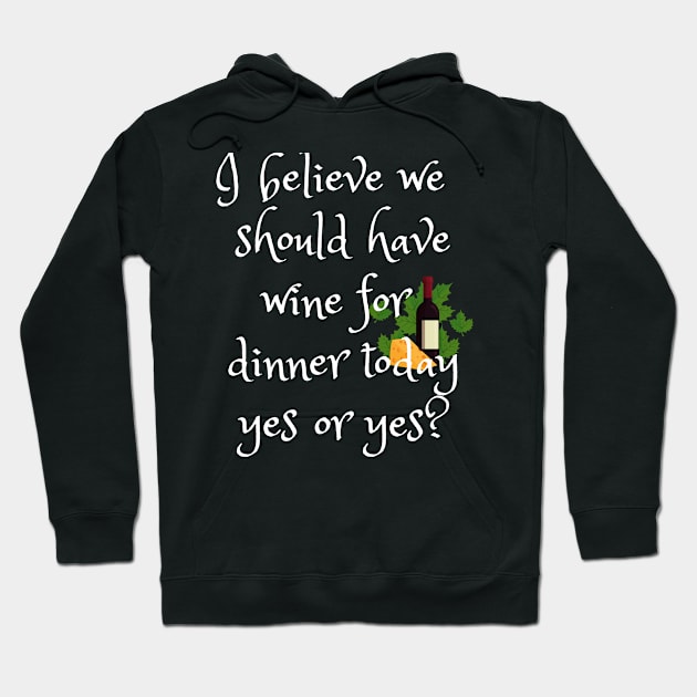 Funny wine design Hoodie by johnnie2749